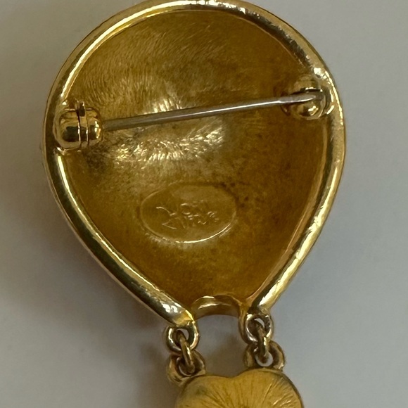 Vintage Jewelry Signed Joan Rivers Enamel & Rhinestone Hot Air Balloon pin ♥️ - Picture 6 of 9